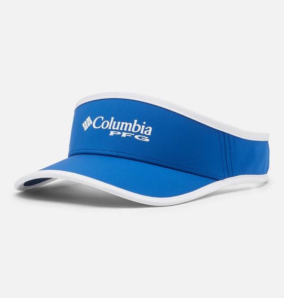 Columbia PFG Signature 110 Hats Blue White For Women's NZ98635 New Zealand